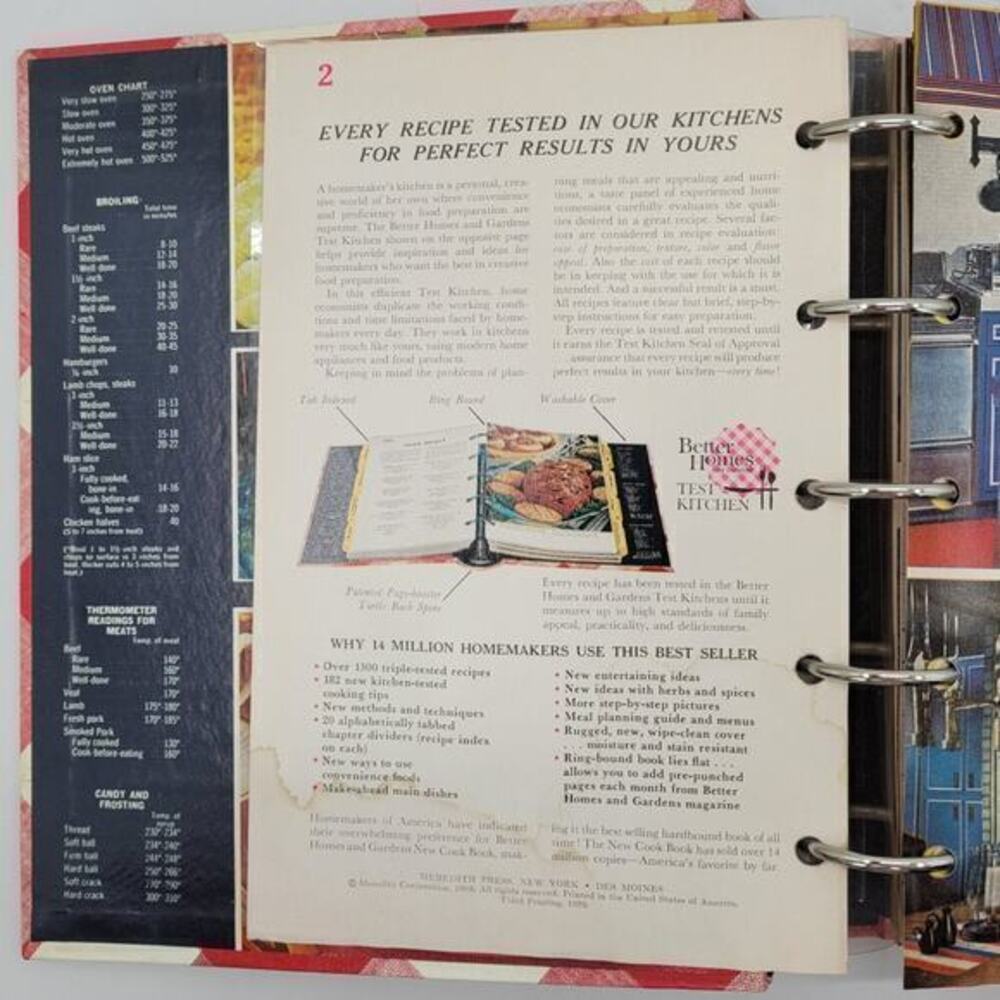 Better‎ Homes & Gardens New Cookbook Meredith Corporation 1968 3rd printing 1970 - Picture 6 of 13